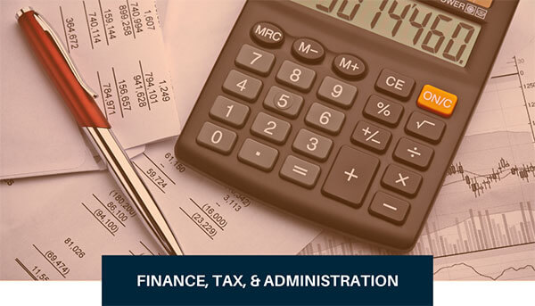 Finance, Tax, and Administration