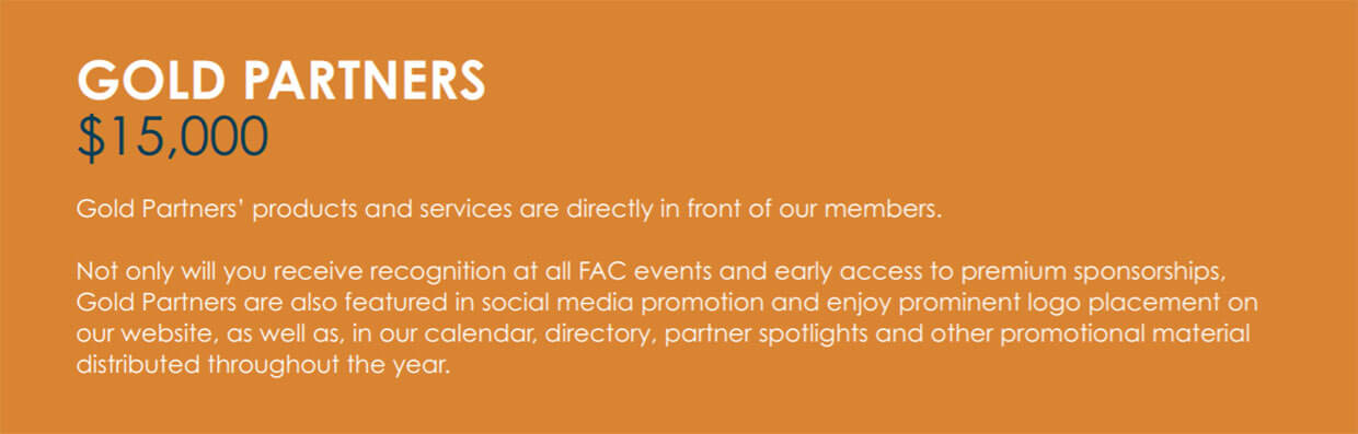 Gold Partners - $15,000
