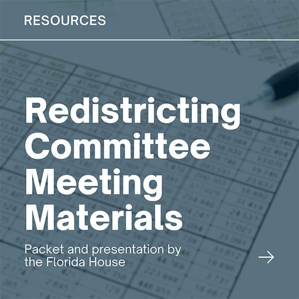 Redistricting Committee Meeting Materials